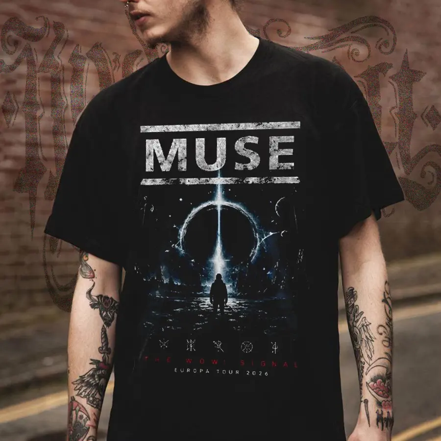 Muse – The Wow Signal Europa Tour 2026 Graphic T-Shirt for Men Women S to 5XL