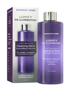 LUMIFY Eye Illuminations 3-in-1 Micellar Cleansing Water & Eye Makeup Remover 5.4 fl oz (160 mL)
