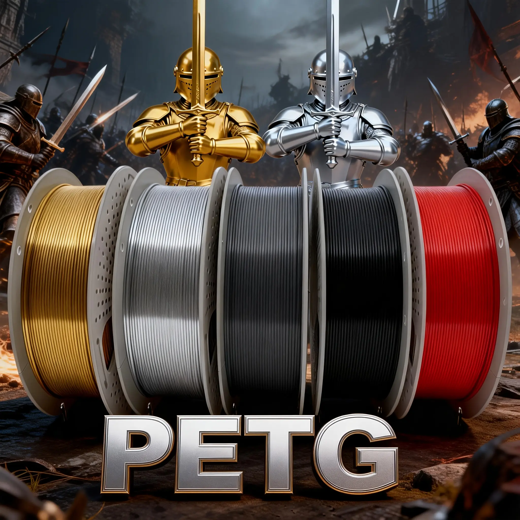 1.75mm High-Toughness PETG 3D Printing Consumables, 1000g(1kg/2.2lbs) Vacuum-Packed Filament, +/-0.03mm Dimensional Accuracy, Smooth Printing, Suitable for Hobbyists & Most FDM 3D Printers