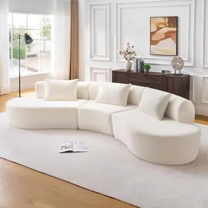 【SPOTLIGHT DAY】ONBRILL Cloud Sectional Couch,Modern Modular Sofa with Deep Seat,Upholstered Chenille Boneless Upholstered Couches for Living Room,No Assembly Required