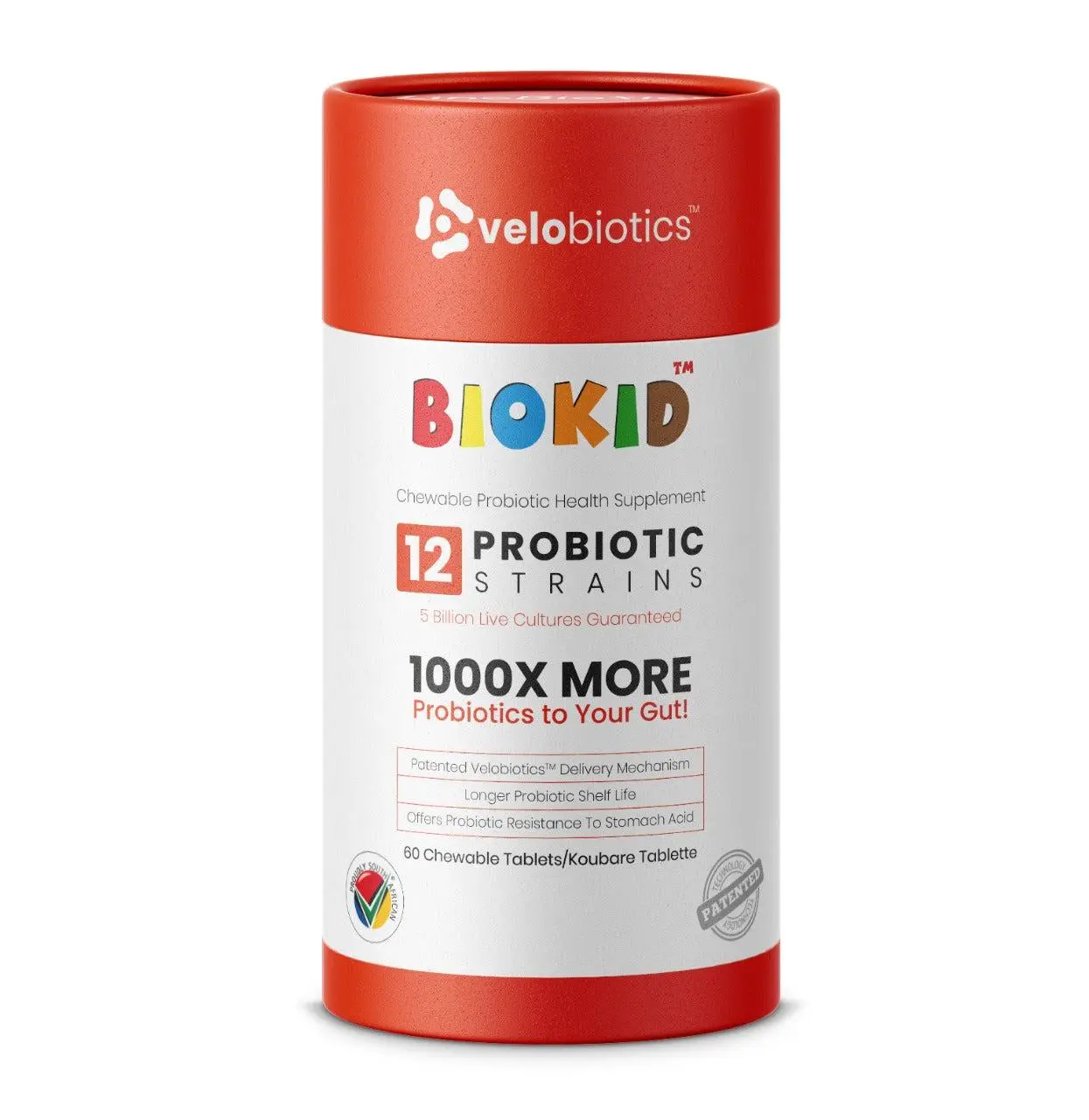 BioKid Probiotic Chewables for Kids | Digestive Support, Immune Health & Gut Balance, Microencapsulated, Child-Safe Formula