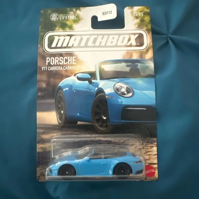 Matchbox Porsche 911 Carrera Cabriolet Blue Diecast 1/64 2021 Unopened Box