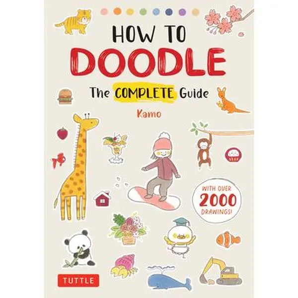 USED-How to Doodle: The Complete Guide (with Over 2000 Drawings) by Kamo (Paperback)