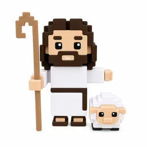 Jesus 3D Prayer Figure with Lamb