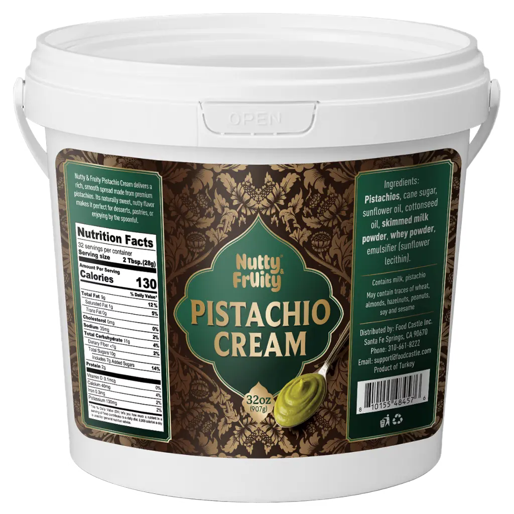 Nutty & Fruity Pistachio Cream, 32 oz