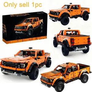 2026 New1379PCS Tech :10 F-150 Truck Car Blocks Pick Up Off-Road Bricks MOC 42126 Assemble Toy For Kids Boy Birthday Gifts Toys Building Block Model