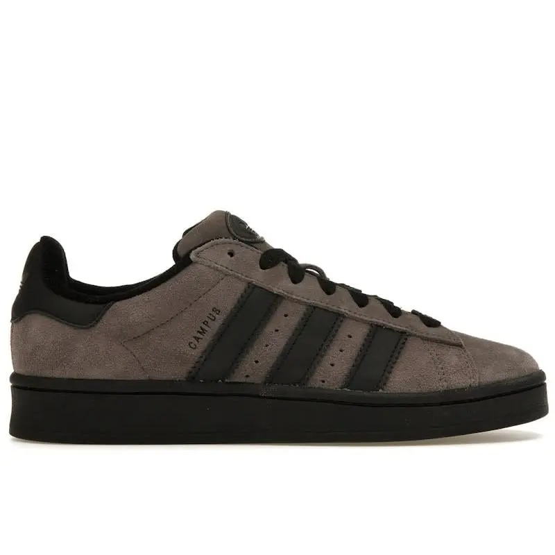 adidas Campus 00s Charcoal Black Shoes | Men's/Women's Classic Skate-Inspired Sneakers | Retro 2000s Style Casual Lifestyle Footwear with Suede Upper, Signature 3-Stripes, Lace-Up Closure & Durable Rubber Outsole