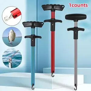 Portable T-Shaped Hook Remover, Aluminum Alloy Hook Extractor, Essential Outdoor Fishing Tool for Easy Catching, Fishing Equipment