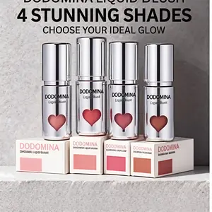 Luxury Monochrome Liquid Blush Collection - Hydrating, Smooth, Radiant Cream Blush for All Skin Types, Seamless Blendable Finish, Lightweight Single Item for Face Makeup, Dewy Cosmetic Brush, Glossy Lip Care