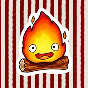 Calcifer Howl's Moving Castle sticker