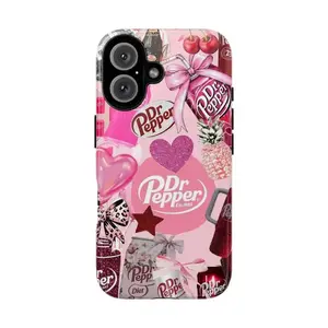 Dr Pepper Magnetic Phone Case - Retro Soda Vibe, Ideal for Fans, Gifts, Holidays, Fun Decor, Unique Accessory