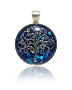 Frequency Infused Tree of Life Pendant Featured in the award-winning movie ZERO LIMITS- EMF Protection & Mood Enhancement Necklace