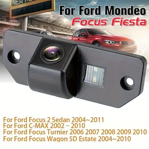 12V Car Rear View Camera for Ford Focus 2 Sedan C-Max Parking Reversing Kit with Angle Night Vision, Easy Installation, Auto Accessories, Special Car Rear View Reverse Backup Camera