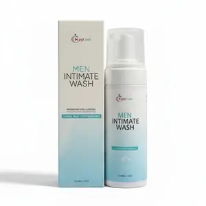 Men's Intimate Wash Personal Hygiene Sensitive Skin Care Odor Free pH Balanced with Natural Extract for Proper Care