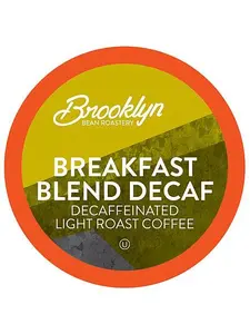 Brooklyn Beans Breakfast Blend Decaf Coffee Pods 40-count