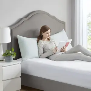 REGENCY HEIGHTS Regency Heights Shredded Memory Foam Body Pillow 20"L x 54"W x 5.5"D Bamboo Blend Cover Cooling Gel Infused 0% Polyester Machine Wash