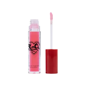 KimChi Chic Beauty Cherry Chic Lip Gloss with Jojoba for Nourishing & Glossy Lips, Cosmetic Lipstick & Lip Care Makeup Scent Sunflower Oil