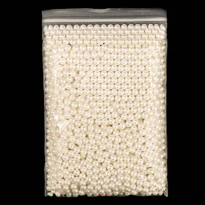 Beads Pack About 200g, Round, Bead Mix, Perfect for Filling Makeup Buckets, Decorative Jewelry Making Supplies, Ideal Gift for DIY Enthusiasts