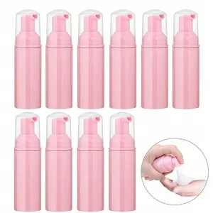 60ML Foam Pump Bottle, Makeup Eyelash Shampoo Bottle, Travel Foaming Pump Bottle, Reusable Plastic Bottle, Suitable for Hand Sanitizer