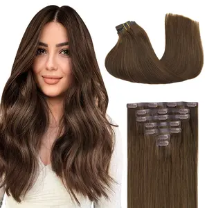 110g Seamless Clip in Hair Extensions Human Hair