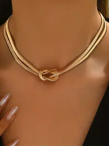 Vintage Snake Chain Choker Necklace, Multifunctional Daily Accessory, Casual Style, Perfect Gift for Classic Lovers, Elegant Necklace