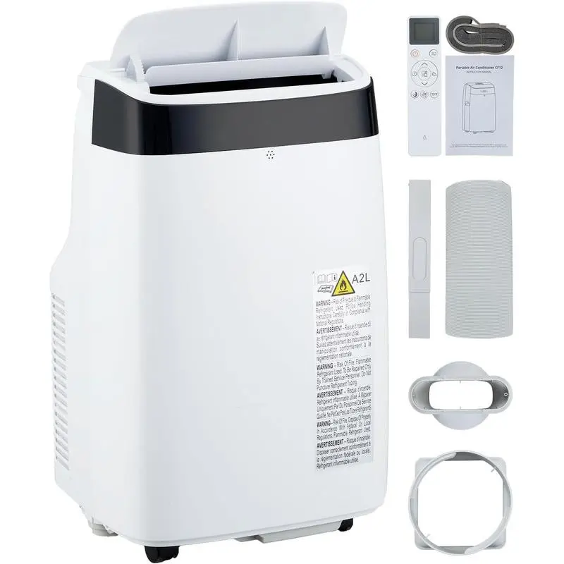 GARVEE Portable Air Conditioners 10,000BTU, 4 Modes Portable AC Unit for Room up to 450 Sq. Ft., with Remote Control, Window Installation Kit, 24H Timer for Room,Indoor