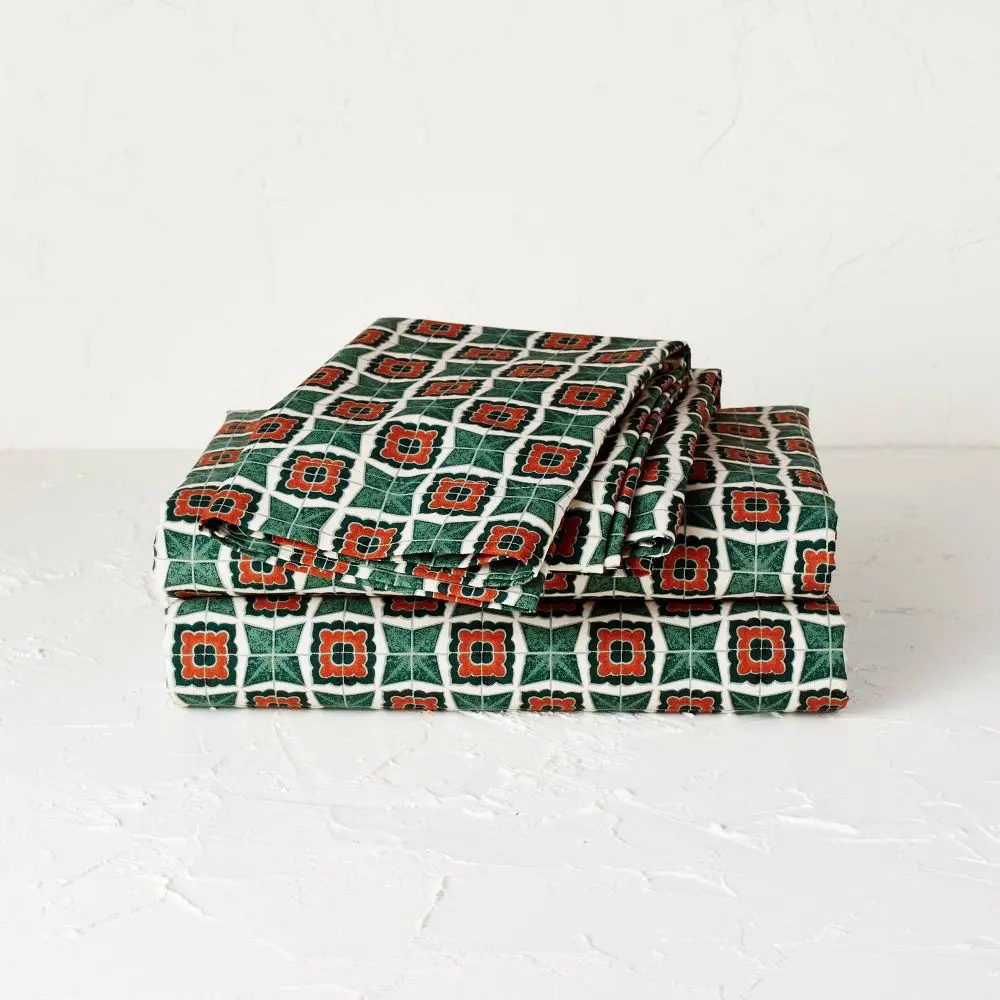 Printed Cotton Percale Sheet Set - Opalhouse designed with Jungalow
