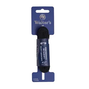 45" Flat Black  Laces