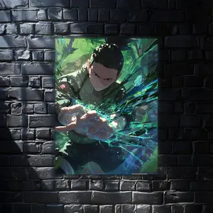 Nara Shikamaru Naruto Anime Wall Art Poster, Modern Wall Art, Anime Gifts, Wall Decor