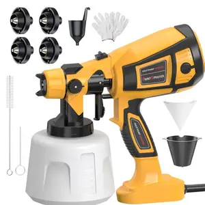 1400ml High Capacity Container Paint Sprayer 1000W High Power Electric Spray Paint Easy to Clean for Paint Sprayer for Furniture Garder Chairs Fence Walls Door Etc.
