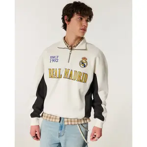 Hollister Real Madrid CF Graphic Quarter-Zip Sweatshirt