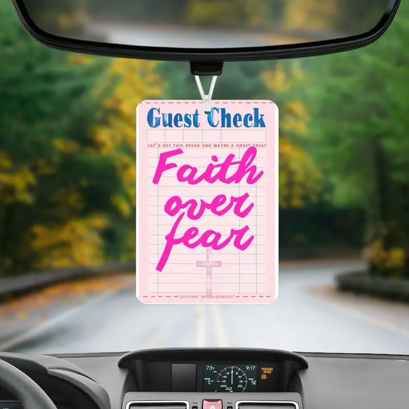 Unscented Car Air Freshener - God is good all the time Love Like Jesus - Unscented