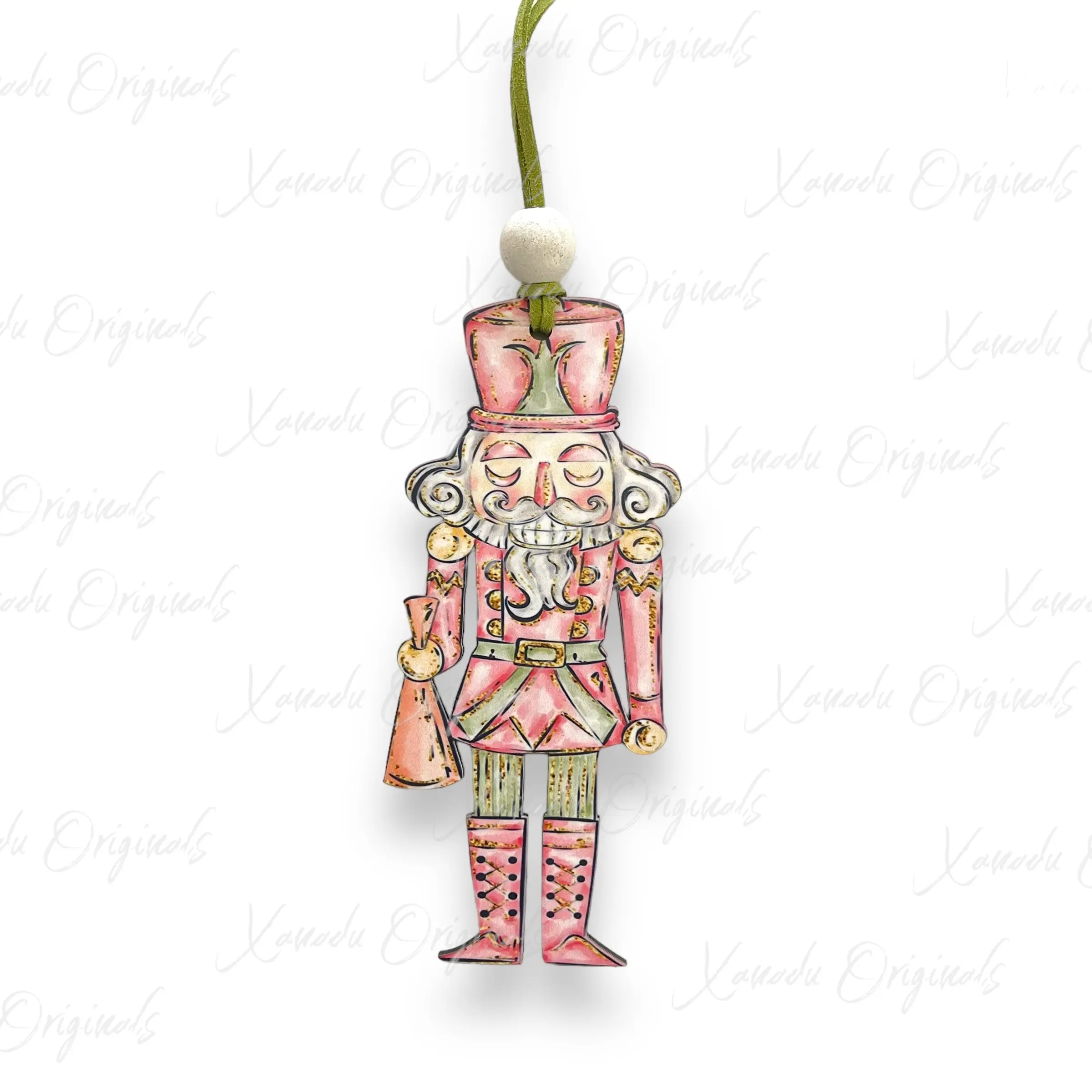 Pink Nutcracker Ornament