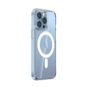 Magsafe Magnetic Phone Case for Apple 17 Transparent Acrylic 16pro All-Inclusive iPhone15 Phone Case