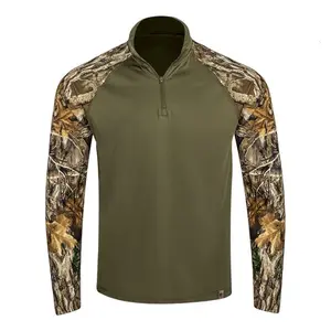 Drake Waterfowl MST 1/4 Zip Refuge Eqwader Pullover Realtree No Pockets