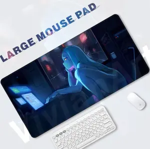 Anime Cyberpunk Large Mouse Pad Desk Mat Keyboard Pad Mousepads