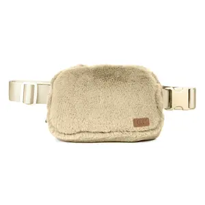 C.C Faux Fur Cross-Body Belt Bag | Fanny Pack | Sling Bag