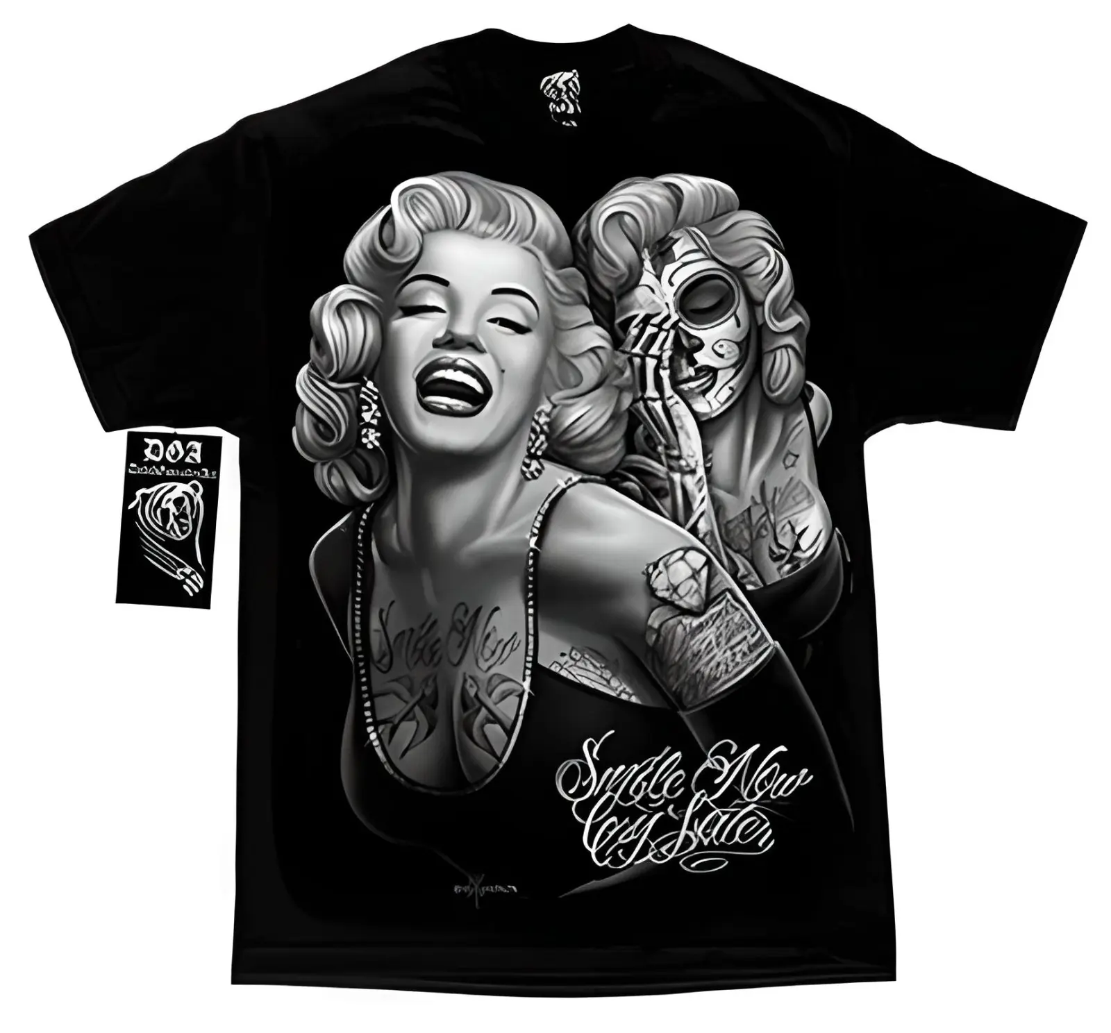 Dga Tees - High Quality Cotton Smile Now Men's Tee, Chicano T Shirt, Mexican T Shirt