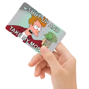 Take My Money Meme Debit/Credit Card Decal Holographic