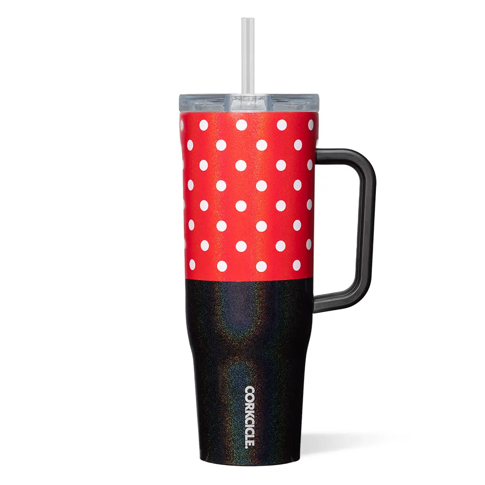 Disney Cruiser 40 oz Tumbler - Portable Travel Mug with Dual-Function Sip+Straw Spill-Proof Lid, Soft Grip Handle, Stay-Put Silicone Bottom, Keeps 40 oz Cold for 20 Hours, Reusable Water Bottle (1000-2000 ml)
