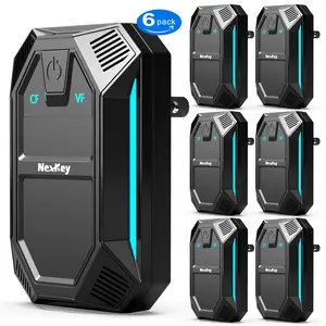 2025 Upgraded Version Ultrasonic Pest Repeller Indoor Ultrasonic Repellent for Roach Rodent Mouse Bugs Mosquito Mice Spider Ant Electronic Plug in Pest Control 2 Mode Switching 6 Packs