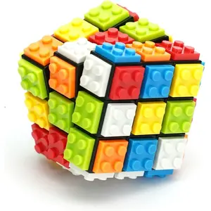 1PC Speed Cube Stress Relief Toys Black Magic Cube Puzzles Toy Sturdy and Smooth Cubes Toy Game Puzzle Toys for Adults Sudoku Cube Speedcube