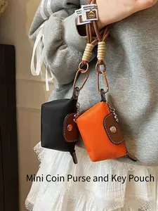 Compact Women's Wristlet Wallet Clutch with Card Slots, Cute Mini Coin Purse & Key Holder, Waterproof Durable Small Hand Carry Bag for Cards and Cash, Daily Commuter Purse, Gifts For Women