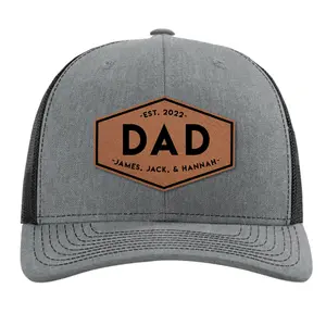 Custom Dad Hat - Birthday Christmas Father's Day Gift For Men - Richardson 112 Trucker Hat