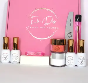 Dip Powder Starter Kit Pink Crystal Nail
