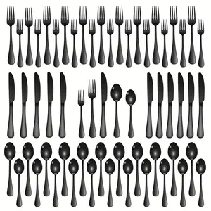 60-Piece Rainbow Iridescent Stainless Steel Flatware Set (Service for 12) | Colorful Knife Fork Spoon Cutlery, Dishwasher Safe, Perfect for Spring Brunch & Summer Outdoor Parties summerwins