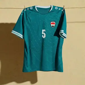 2026 Iraq National Soccer Team Style Jersey Home Shirt, Patriotic Football Jersey, All Over Print Unisex Soccer Jersey, Sports Fan Apparel Top