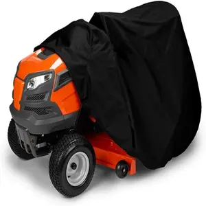 Rider Mower Cover Tractor Hood, Polyester Oxford Fabric, Anti-Rip UV Resistant Dustproof Sandproof, Fits 54 Inch Mower Platform