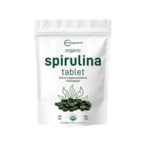 Micro Ingredients Organic Spirulina Tablets 720 Counts
