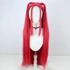 Movie Kpop Anime Cosplay Wigs, Long Hair, Heat Resistant Synthetic Wigs, Pre Styled Wig, Carnival Props, Model Xinghao, Ca Prop 65 Re No